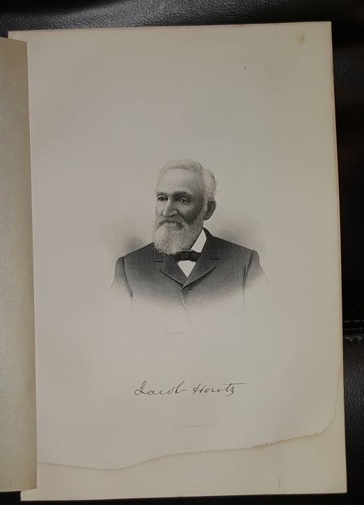 Image for Steel Engraving - Jacob Houtz - Original MORMON / Utah Pioneer Steel Engraving