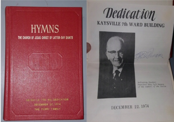 Image for HYMNS (1974 Kaysville, UT) Signed (Ezra Taft Bensen)