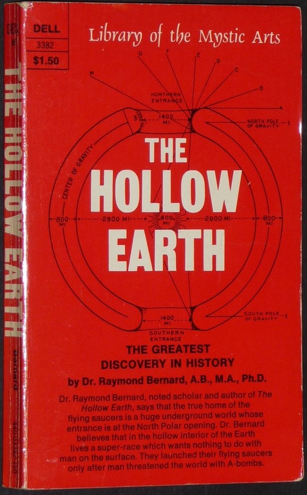 Image for The Hollow Earth - The Greatest Geographical Discovery in History Made by Admiral Richard E. Byrd in the Mysterious Land Beyond the Poles--The True Origin of the Flying Saucers