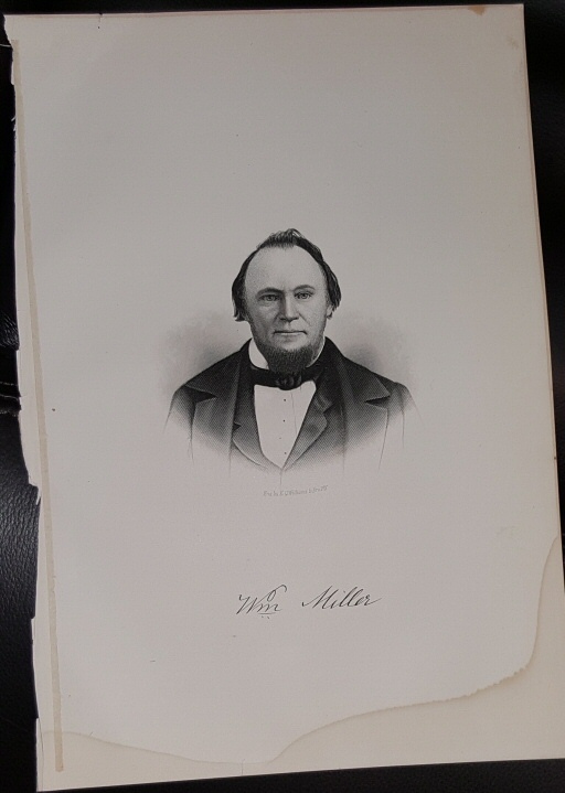 Image for Steel Engraving - Williams Miller - Original MORMON / Utah Pioneer Steel Engraving