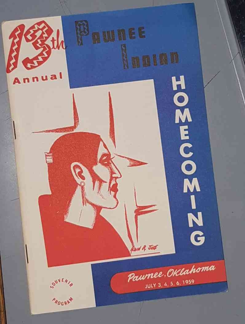Image for 13th Annual Pawnee Indian Homecoming, Souvenir Program, Pawnee Oklahoma July 3,4,5,6, 1959