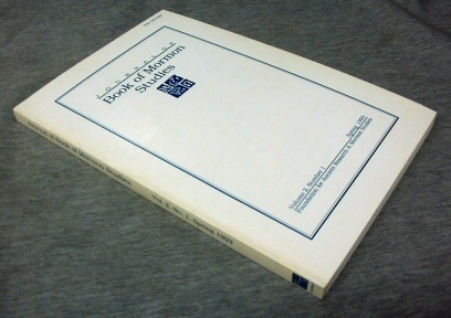 Image for Journal of Book of Mormon Studies; - Vol. 2 - Num. 1